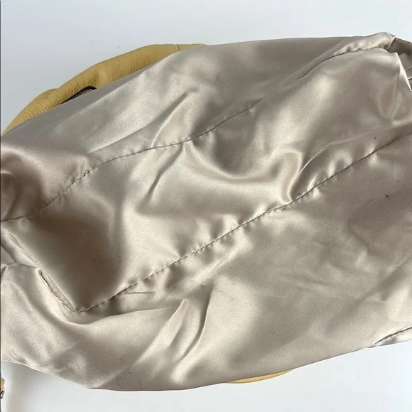 Coach Madison Isabelle Yellow Pebbled Leather Shoulder Crossbody Bag 21224 - Picture 14 of 16